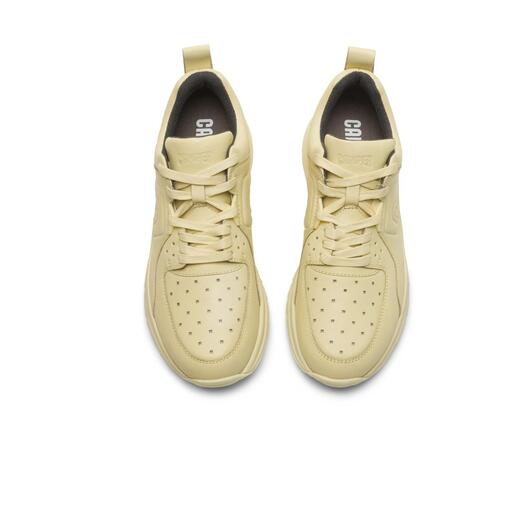 Zapatillas De Piel Camper Con Cordones