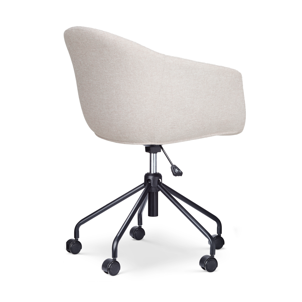 Bureaustoel Nout-Otis beige - zwart onderstel