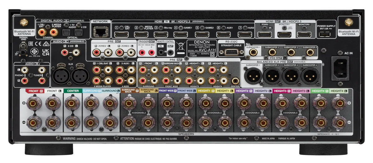 Denon AVC-A1H Noir Amplis home-cinéma