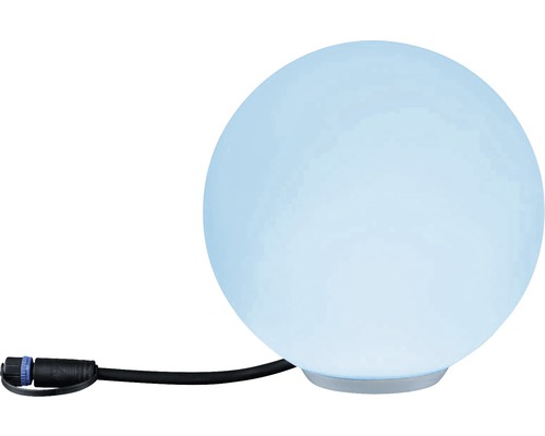 Paulmann Globe Plug & Shine ZigBee RGBW IP65 2.8W 110 lm Ø 20 cm bol wit 230/24 V - Compatibel met SMART HOME van hornbach