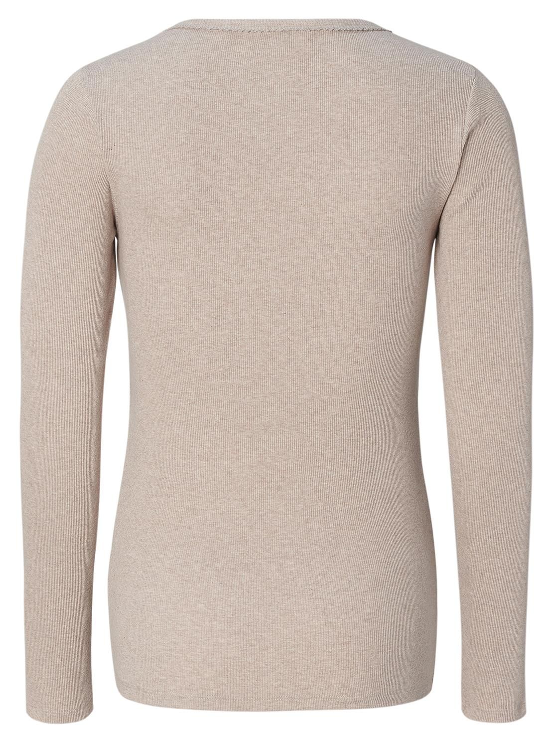Noppies Maternity Pyjamatop met voedingsfunctie Amala - Taupe Melange