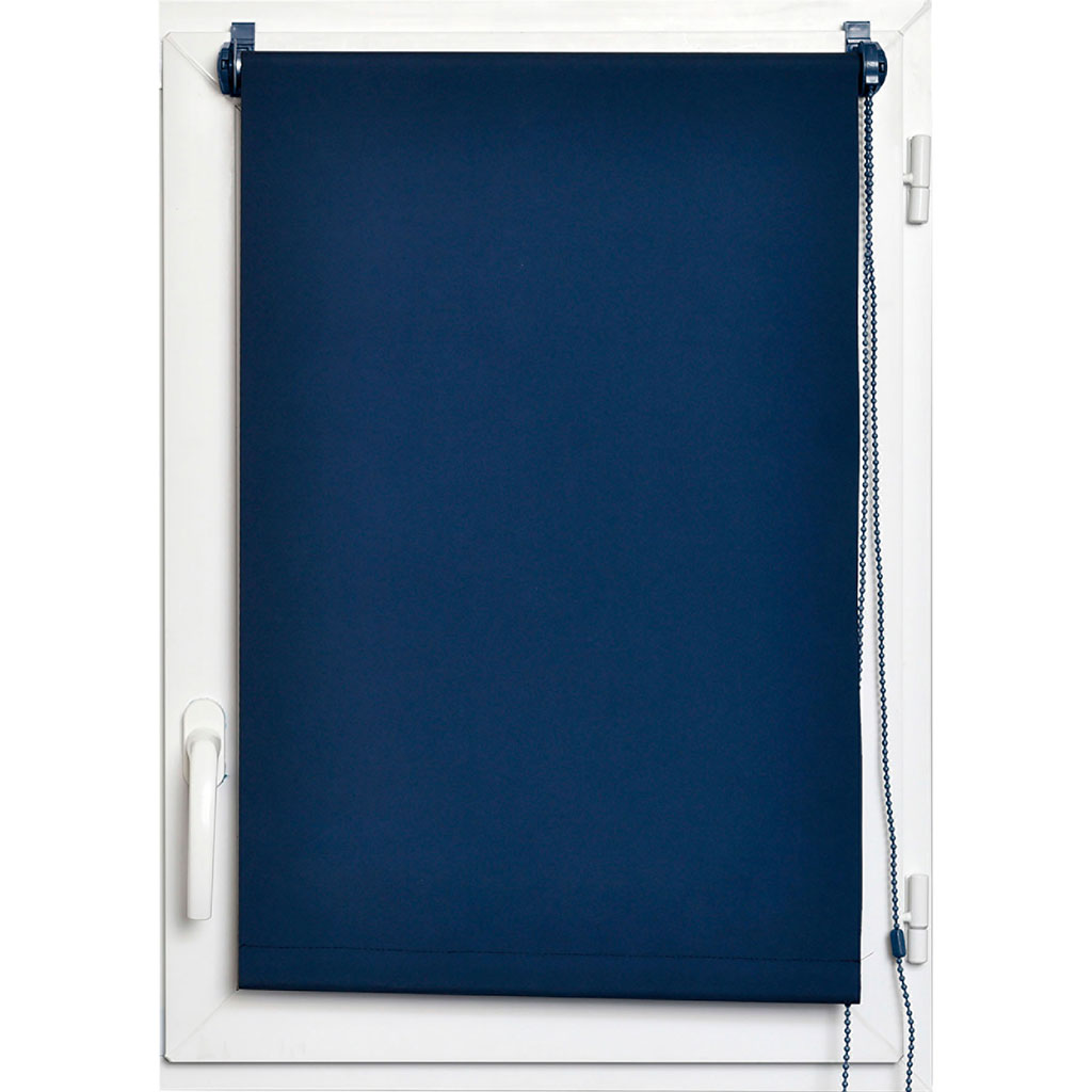 Store enrouleur occultant bleu 90x180cm
