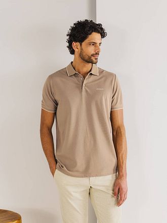 State of Art Poloshirt Piqué Bruin 46115400-1600 kopen