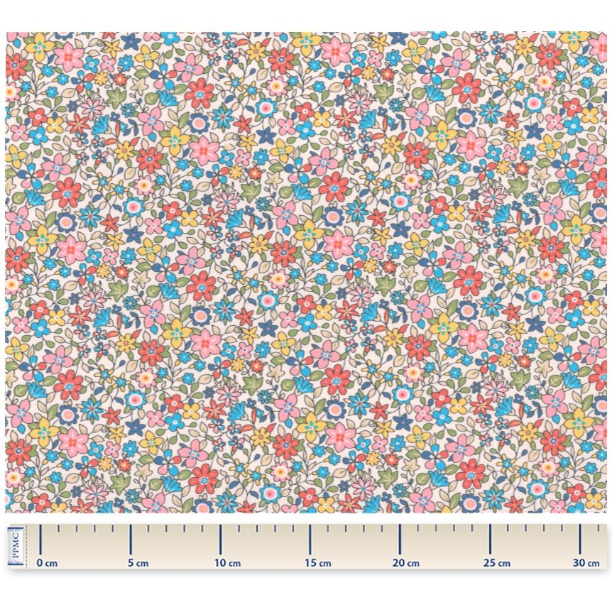 Tissu Coton Au Mètre Mille Et Une Fleurs
