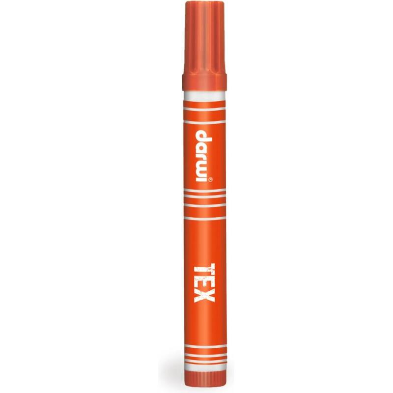 DARWI Marqueur Peinture Textile Pointe Conique Fine 3mm - Orange