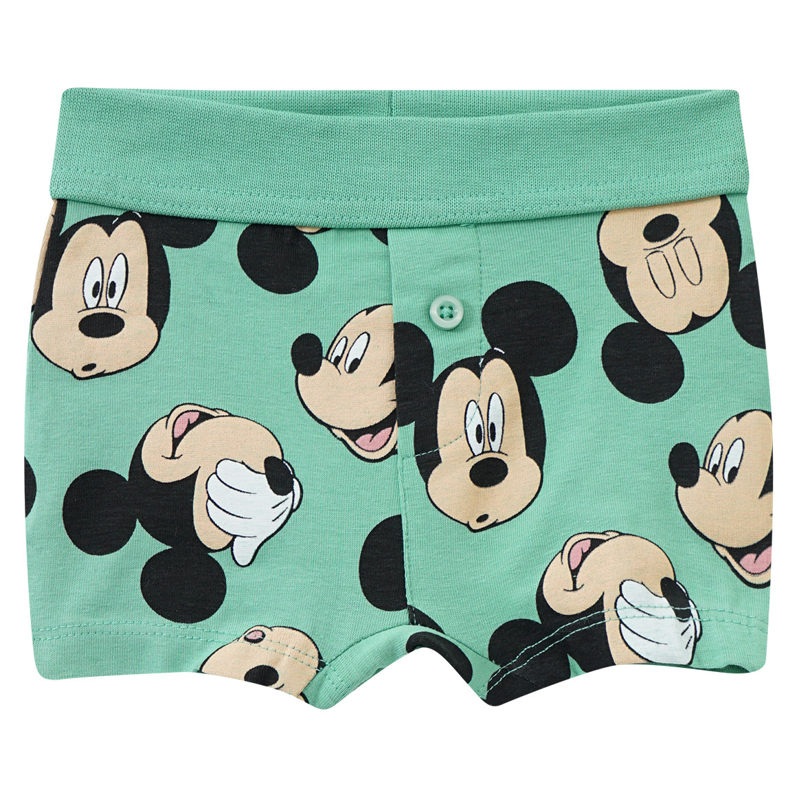 Topomini 3 Micky Maus Boxer hellblau / mintgrün