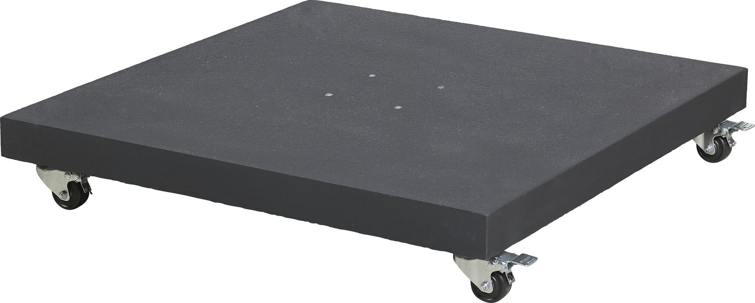 Platinum Outdoorable parasolvoet Sorrento zwart 90 kg 76 x 76 x 13 cm