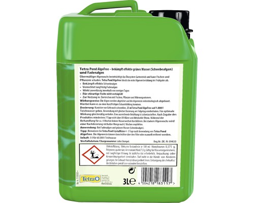 TetraPond AlgoFree 3 L zweefalgenbestrijder