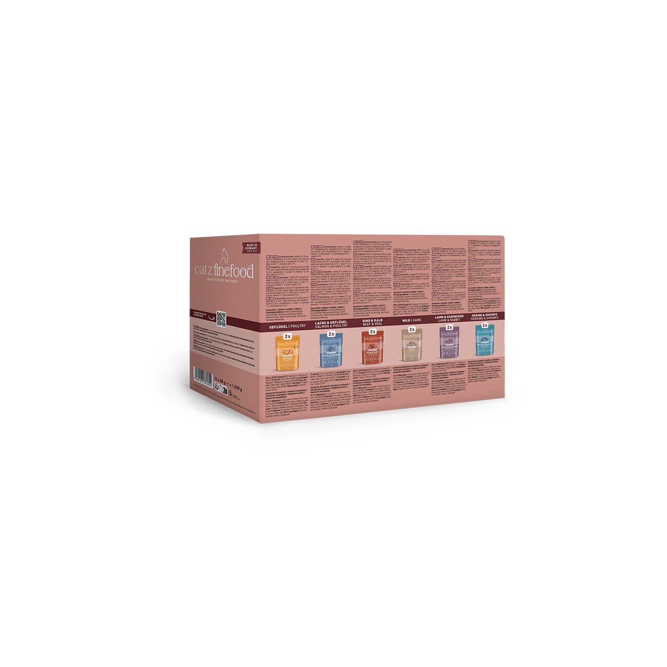 Catz finefood Nassfutter Katze Classic Collection Adult 12x85 g Multipack 1