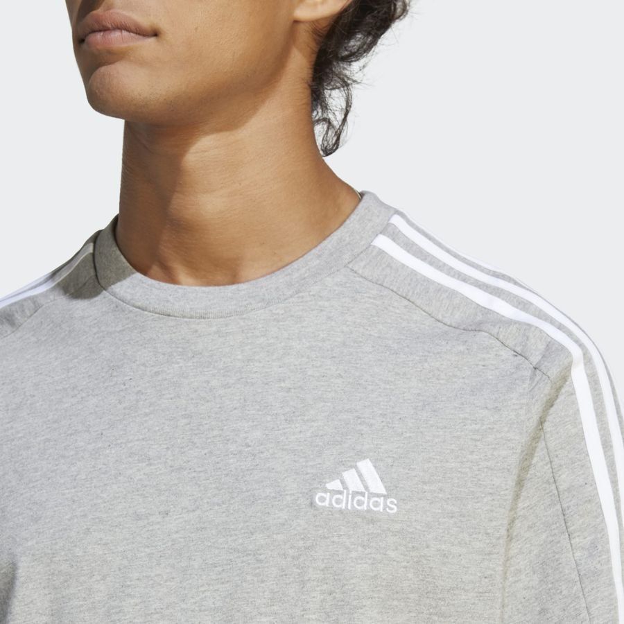 Adidas T-shirt à 3 bandes en jersey Essentials