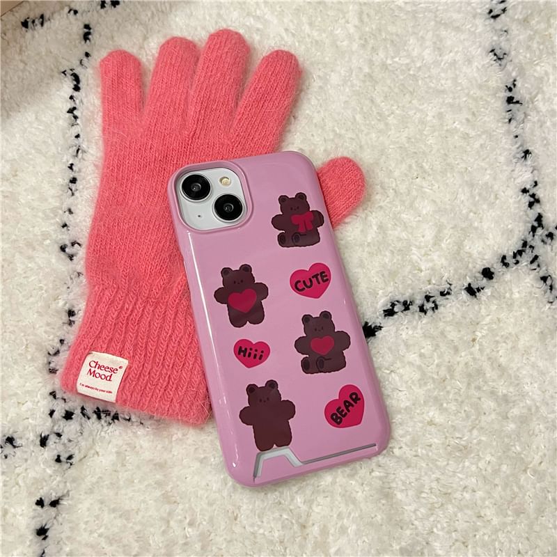 TOLC - Berenhart telefoonhoesje - iPhone 15 Pro Max / 15 Pro / 15 Plus / 15 / 14 Pro Max / 14 Pro / 14 Plus / 14 / 13 Pro Max / 13 Pro / 13 / 13 mini