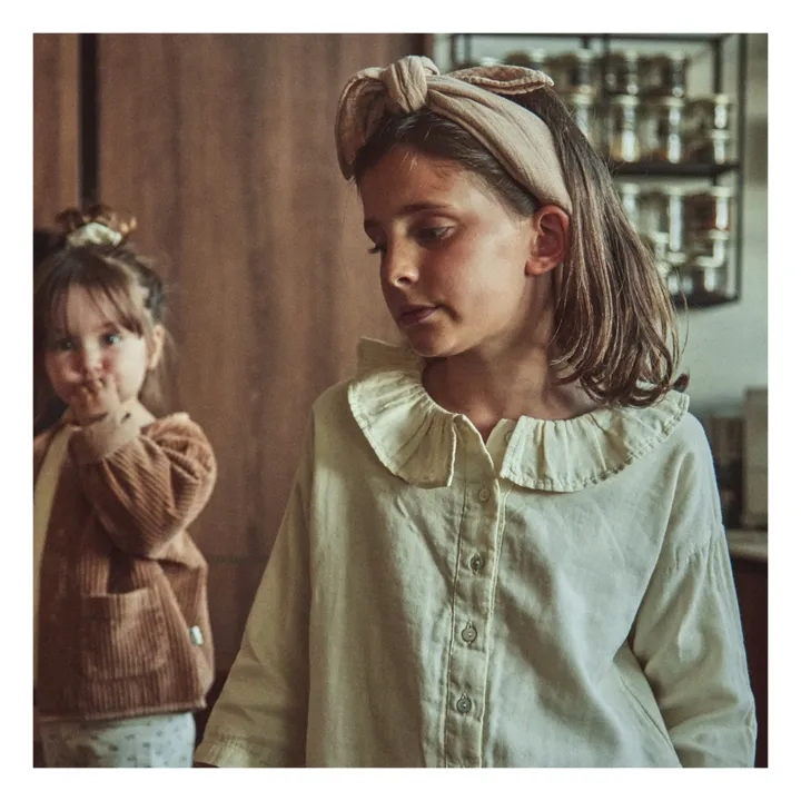 Poudre Organic Blouse Gaze de Coton Aronie | Crème