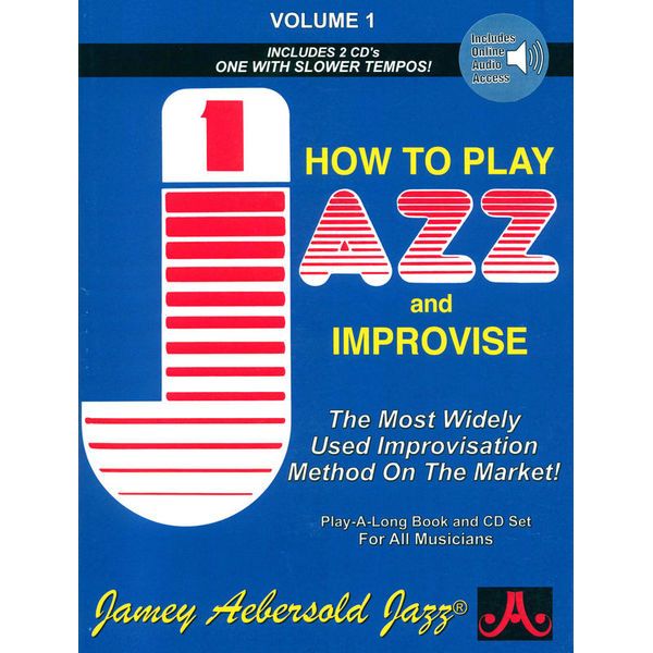 Jamey Aebersold Play Jazz Improvise Vol.1 englisch