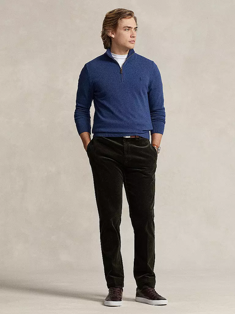 POLO RALPH LAUREN Troyer Pullover Regular Fit blau