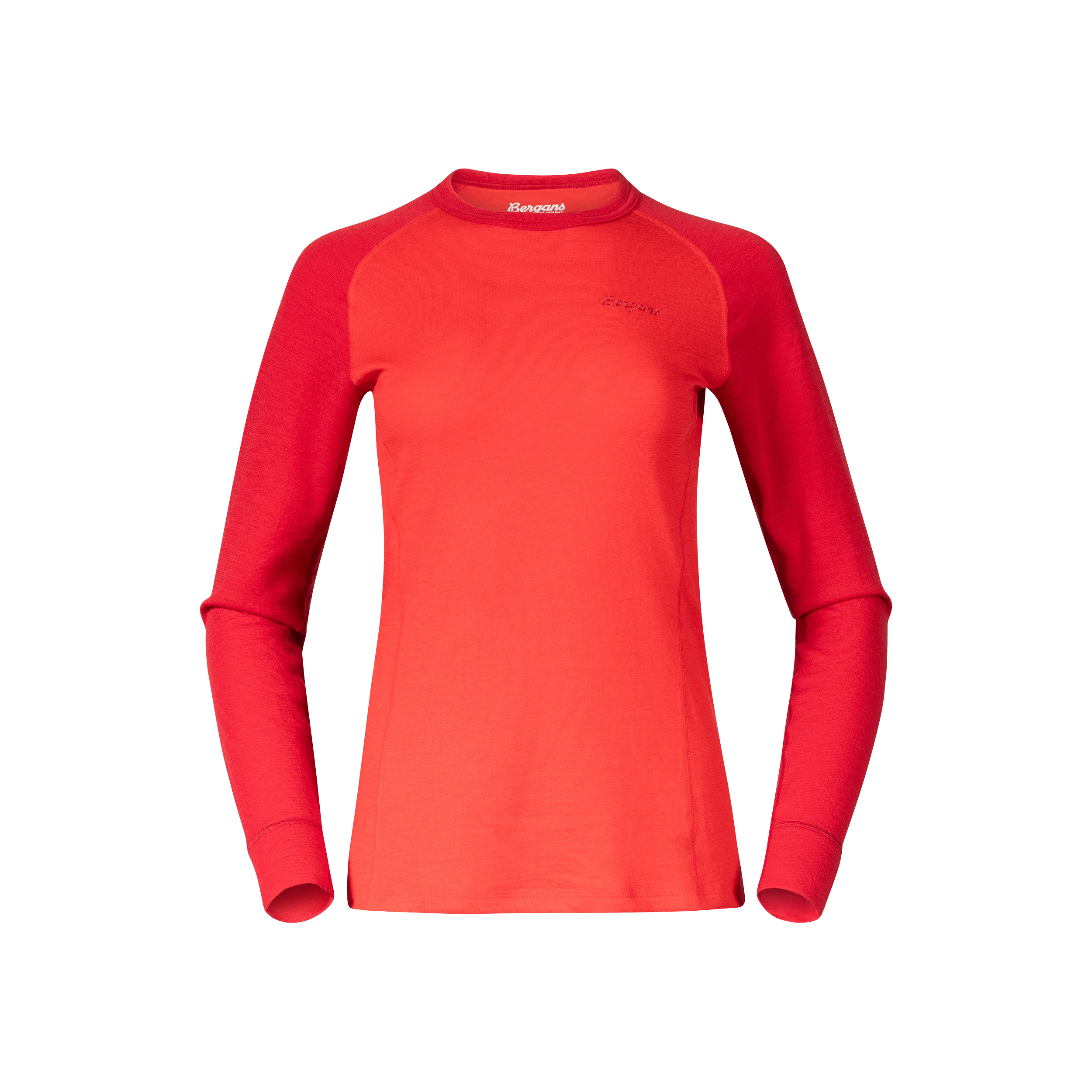 Inner:Dual Merino Long Sleeve Women FireRed / Red