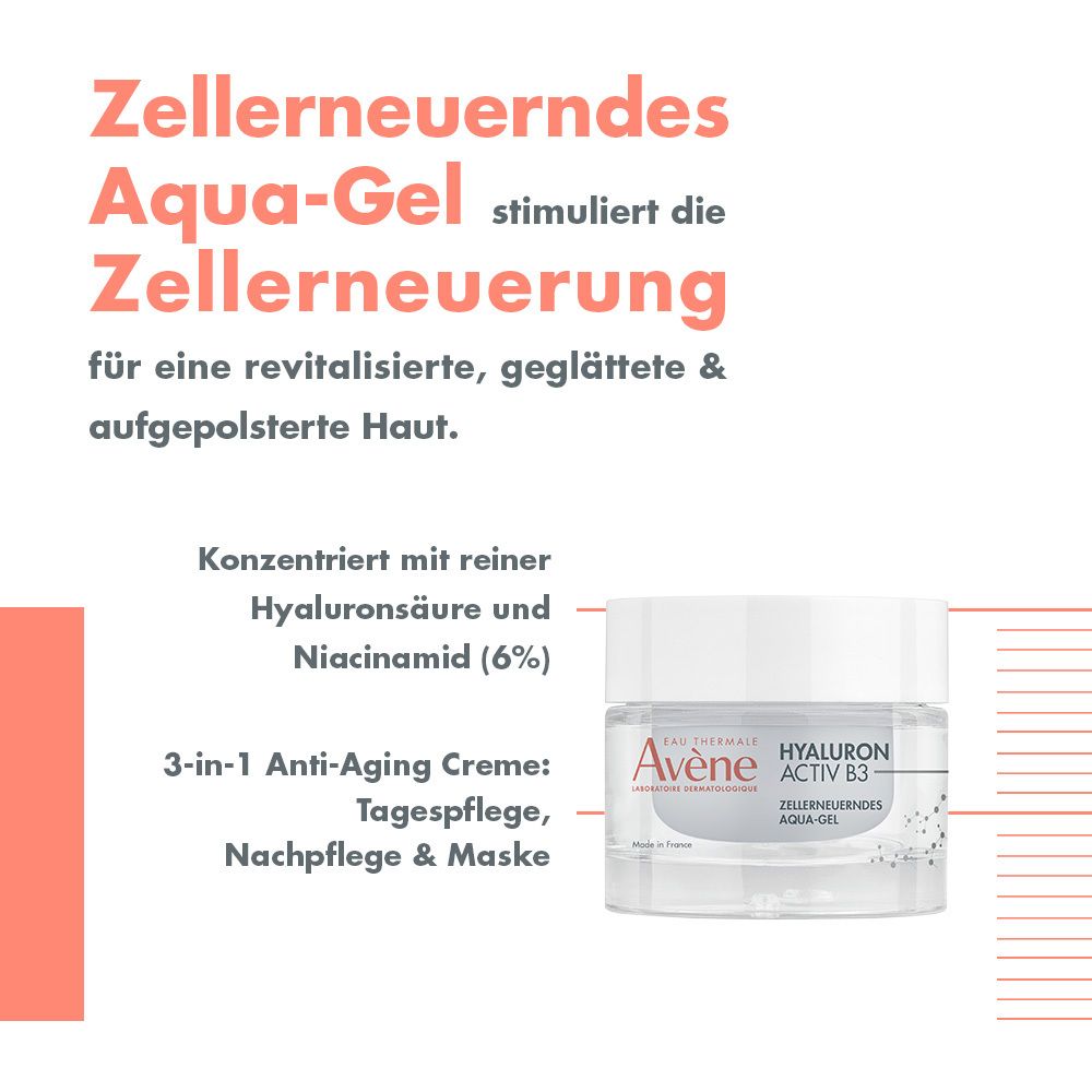 Avène- Besonders geeignet für empfindliche Haut und Personen mit hohem Sonnenrisiko – Innovative Hautpflege für strahlende Haut + Avène Hyaluron Activ B3 Serum 10ml GRATIS