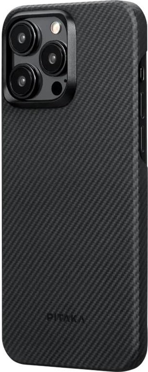 iPhone 15 Pro Max MagEZ 4 MagSafe Case Aramid Schutzhülle (KI1501PMA) - Schwarz / Grau (Carbon)