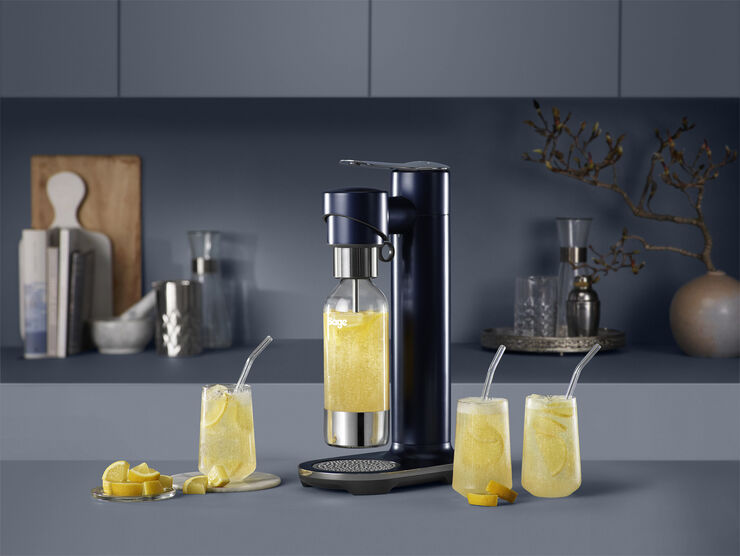 SAGE The Infizz Fusion Soda Maker Damson blue