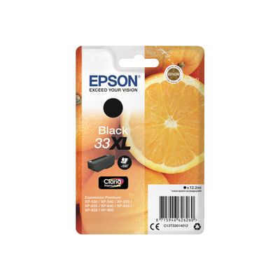 Epson 33XL Oranges - noir - cartouche d'encre originale