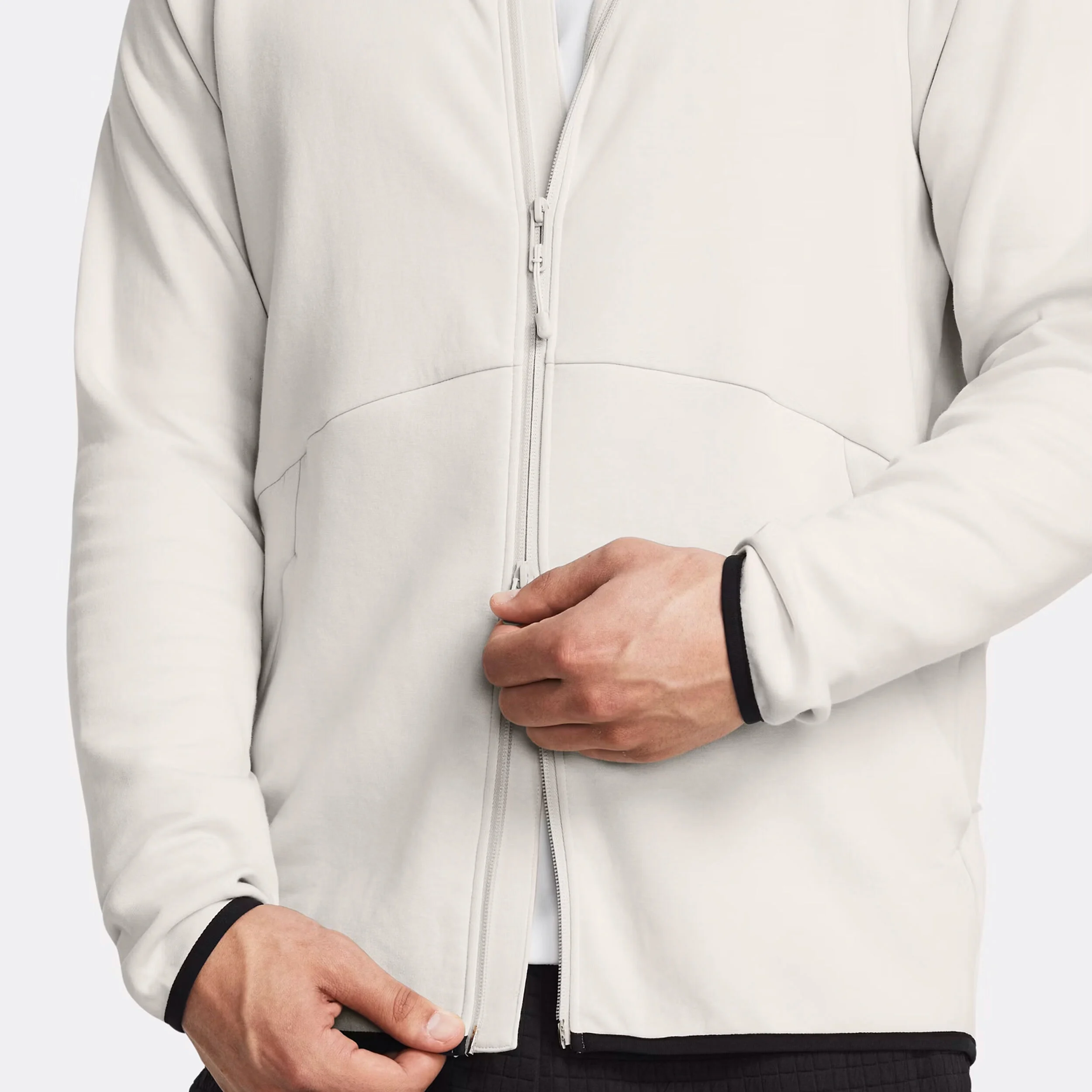 Under Armour Unstoppable Fleece Veste De Survêtement Hommes - Blanc