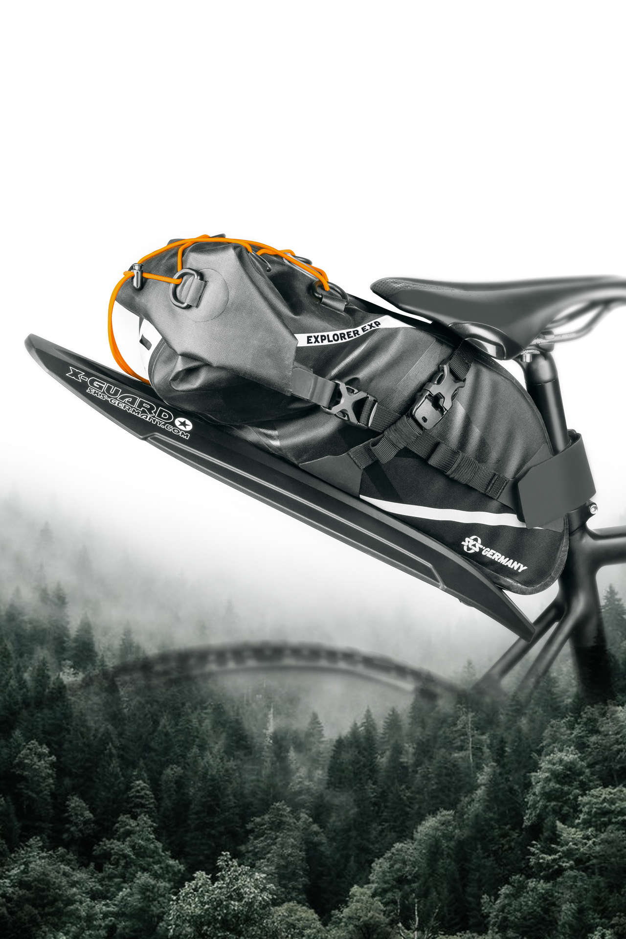 SKS Explorer Zadeltas Zwart