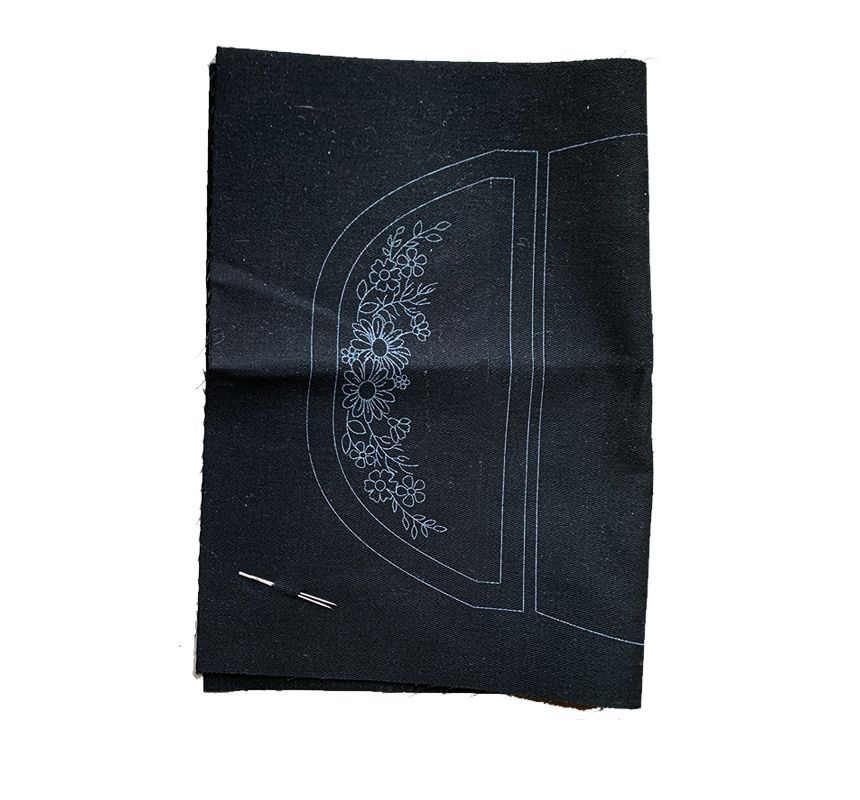 Embroidery Kingdom - DIY borduurpakket voor een brillenkoker van linnen en katoen (verschillende ontwerpen)