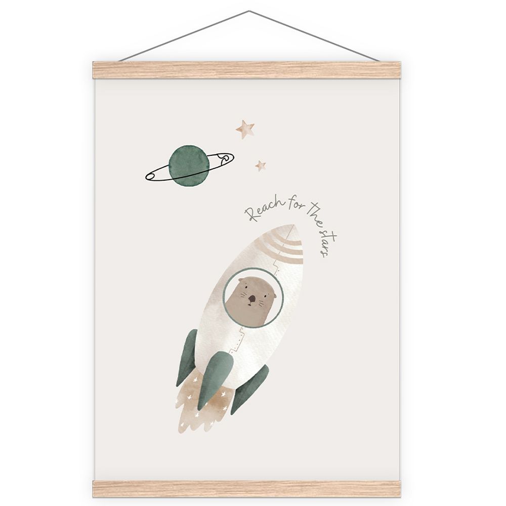 littleplan® littlewho Rocket  Poster