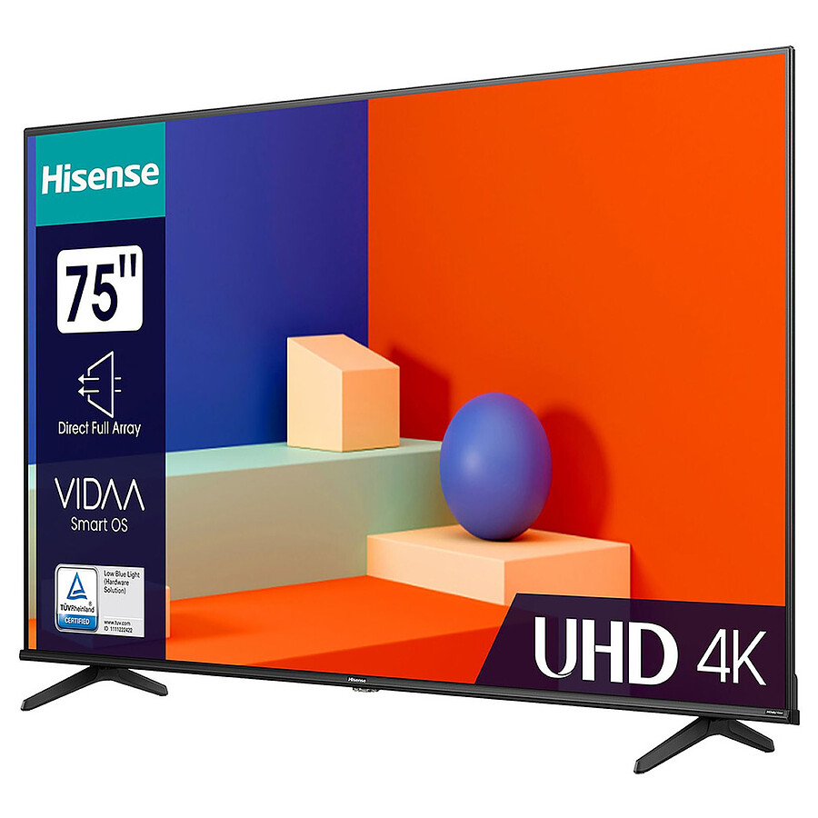 Hisense 75A6K - TV 4K UHD HDR - 190 cm