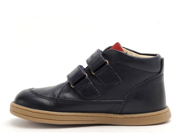 Kickers boots bottine enfant tractok bleu