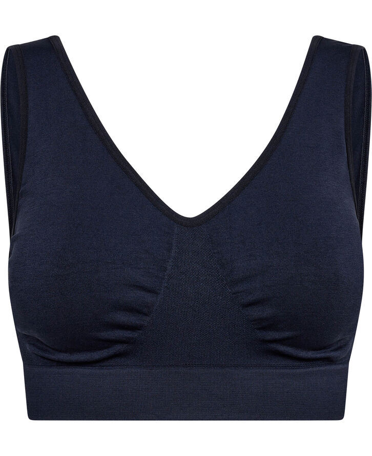 Magasin du Nord Collection Mellanie 2 S Seamless Bra Top Navy