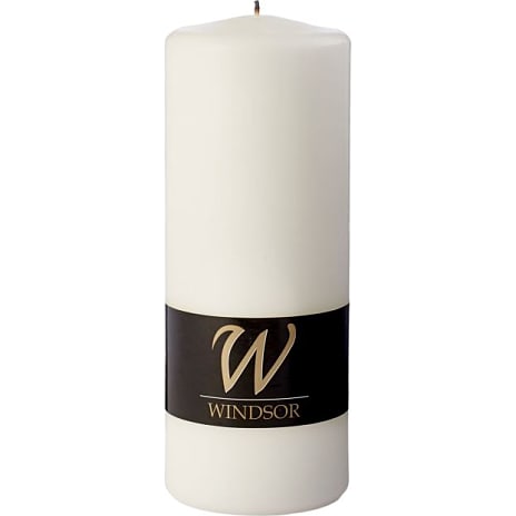 Windsor bloklys 6,8x17 cm - Hvid