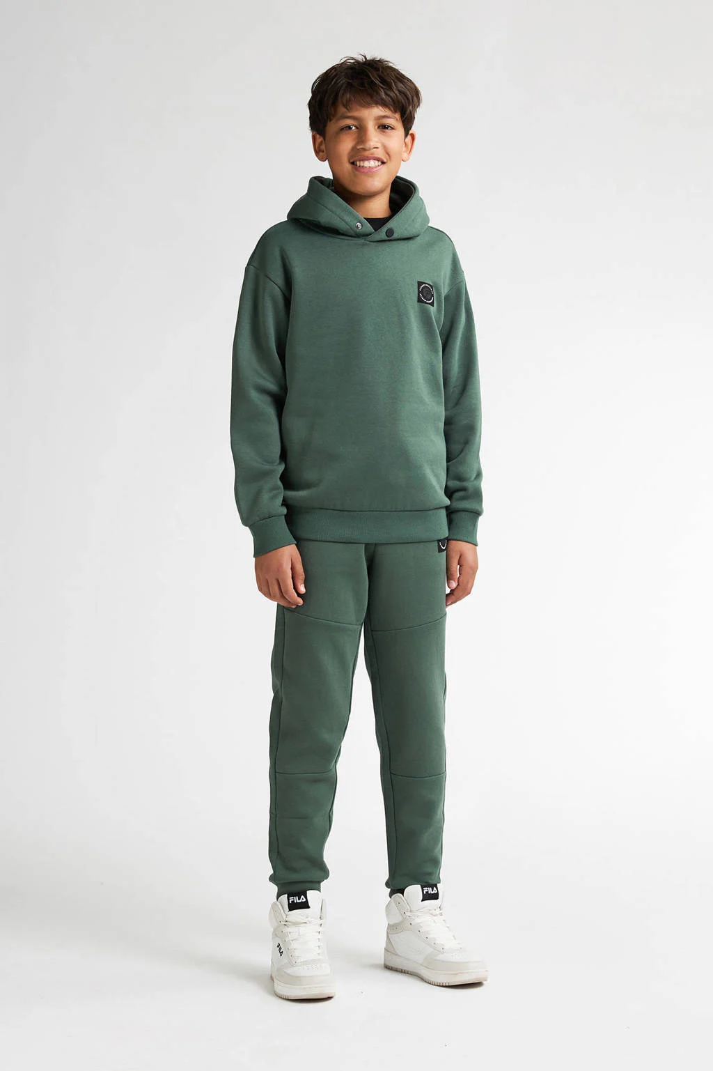 Petrol Industries regular sweatpant donkergroen