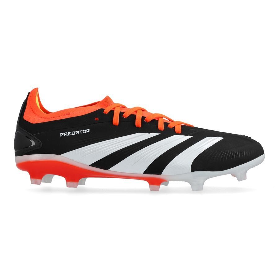 adidas Predator Pro FG Solar Energy - Noir/Blanc/Rouge