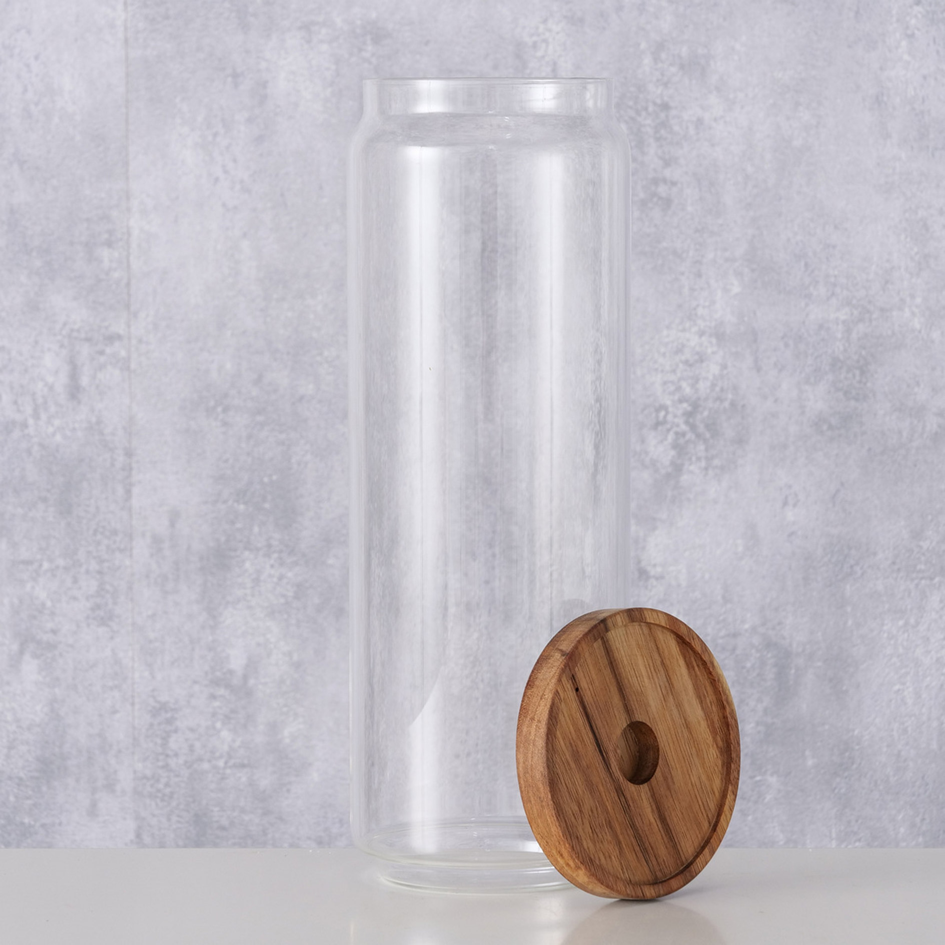 Vorratsglas - Akazie - Klarglas - 29 cm