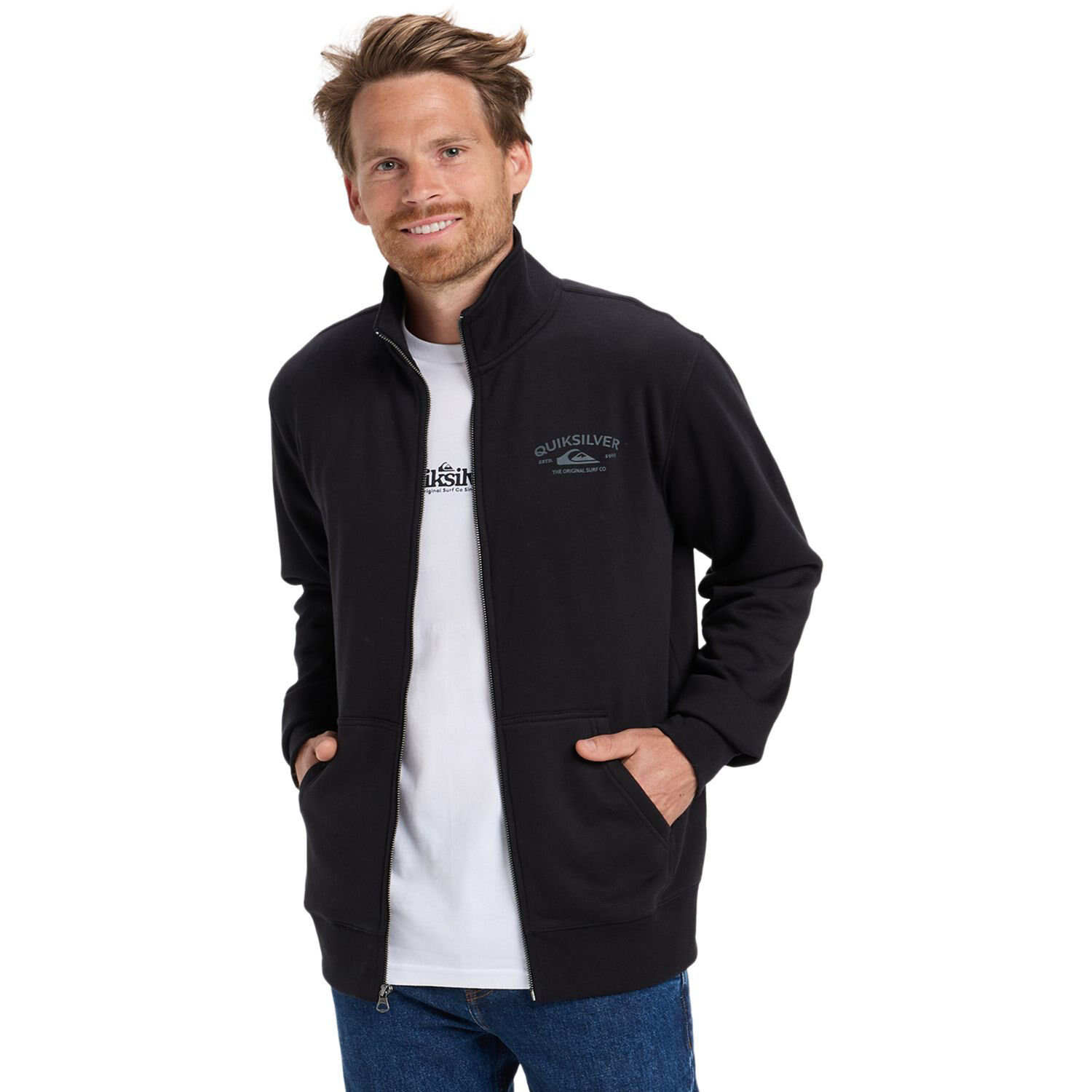QuiksilverZip Fleece No Hood