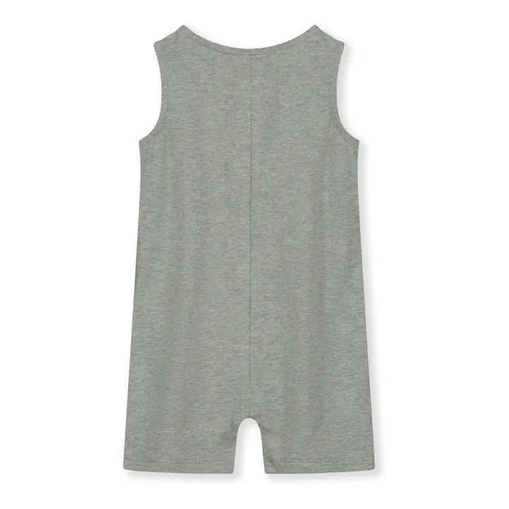 Gray Label Combishort Sans Manches Coton Bio | Gris