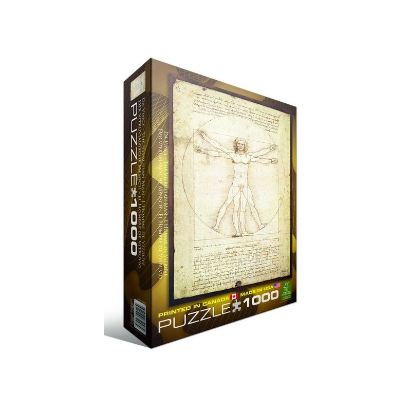 Puzzle 1000 pièces - L'homme de Vitruve