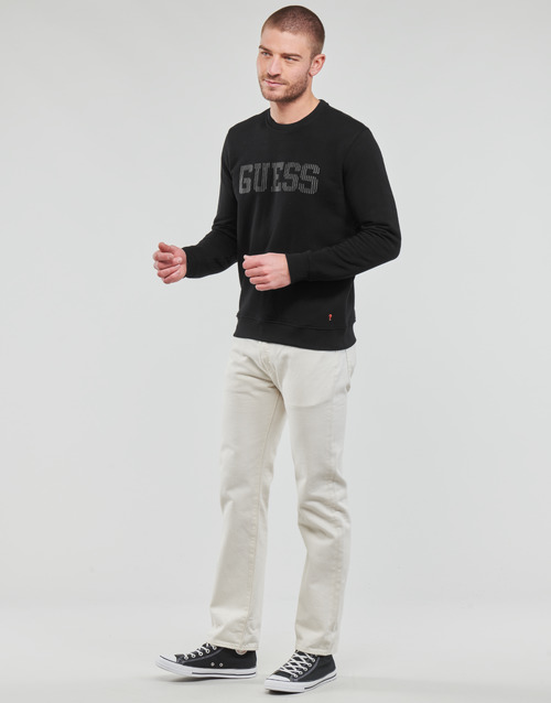 Guess - BEAU CN FLEECE - Noir