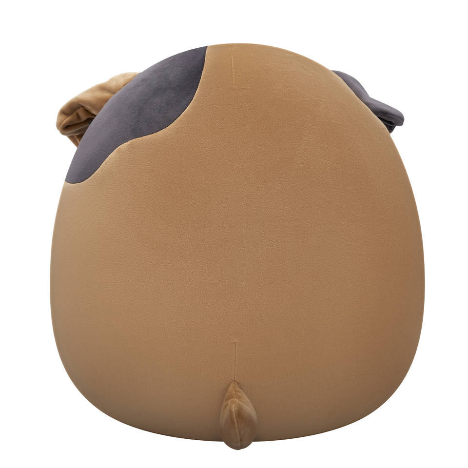 Squishmallows Loafer de bruine bulldogknuffel - 40 cm