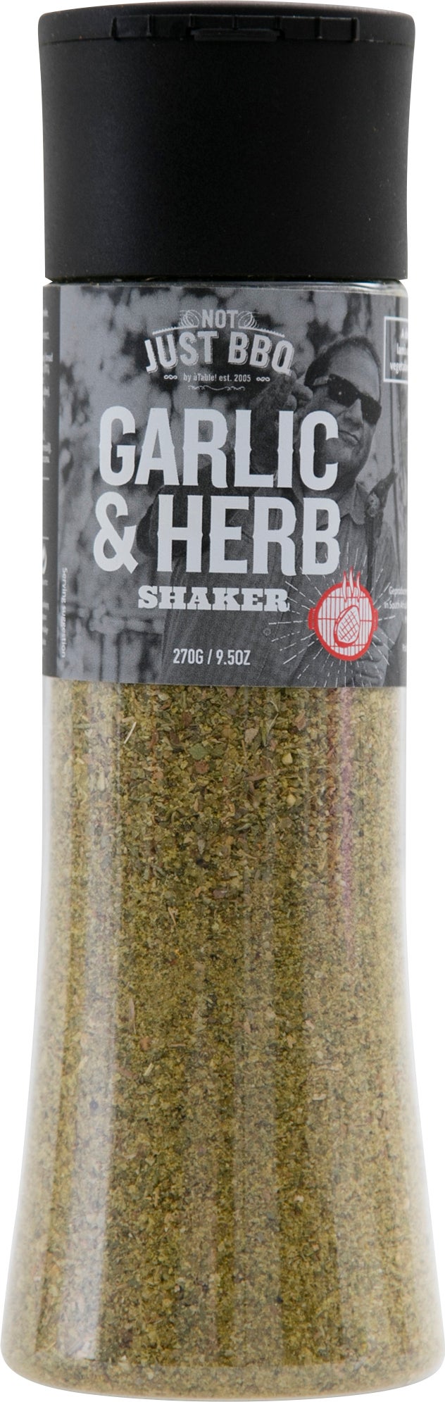 Not Just BBQ shaker garlic & herb 270 gr