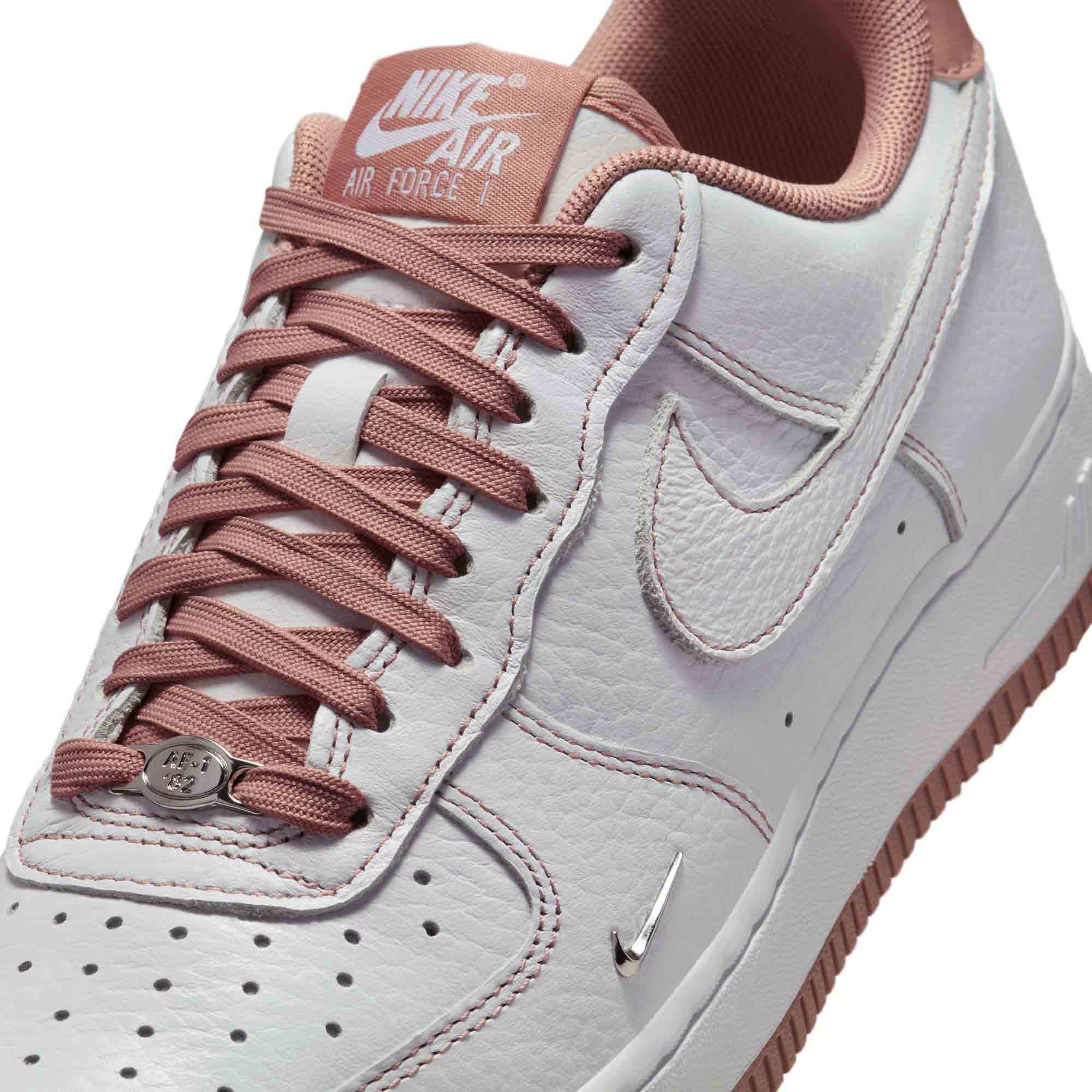 Air Force 1 '07 Mini Jewel Dame 100/White/Particle Pink/Metallic Silver