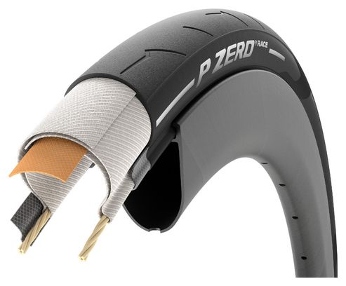 Pneu Route Pirelli P Zero Race 700 mm Tubetype Souple TechBelt SmartEvo Edition Jaune
