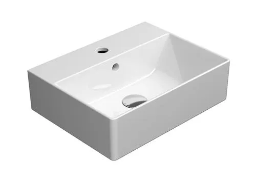 GSI Kube X håndvask 45x35cm med hanehul og overløb