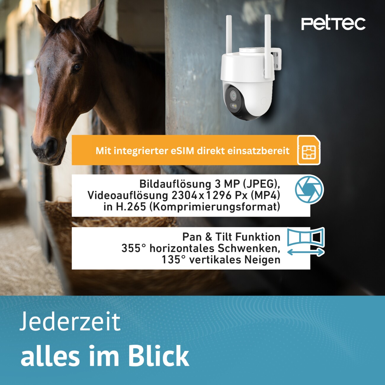 PetTec Cam Free'n 360 LTE/4G