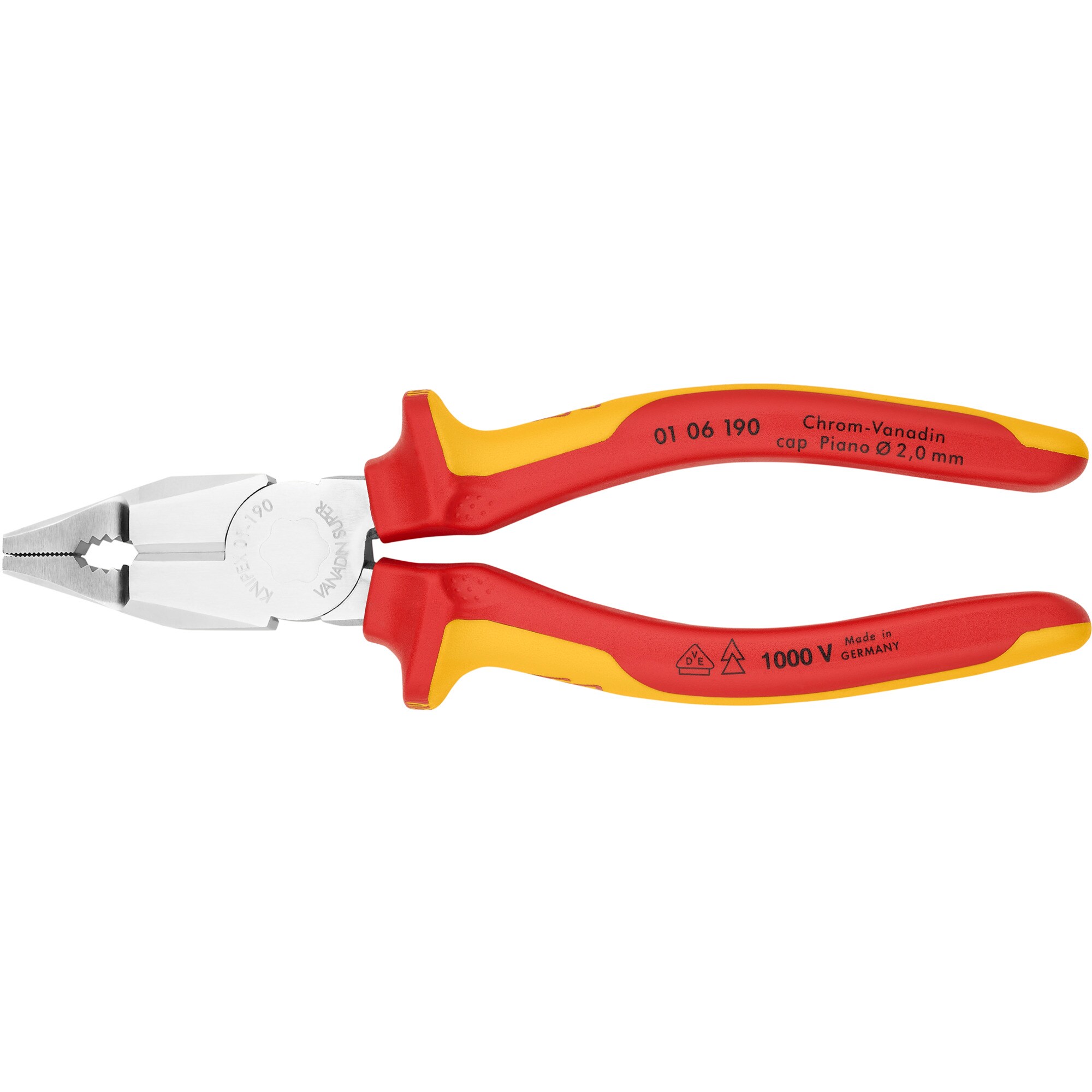 Knipex Kombizange Kombizange 01 06 190 VDE