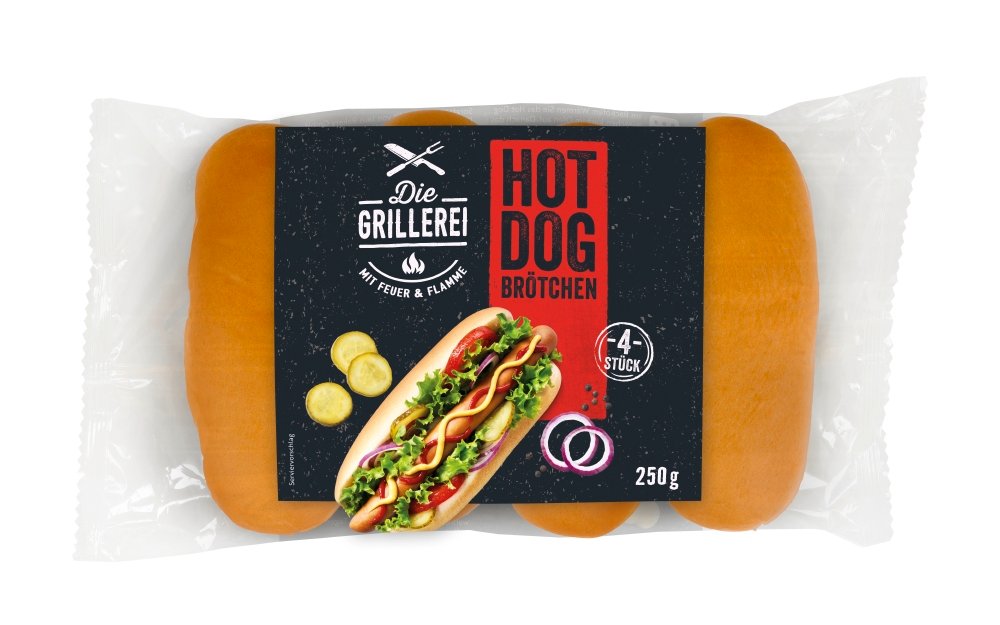 Die Grillerei Hot Dog Brötchen