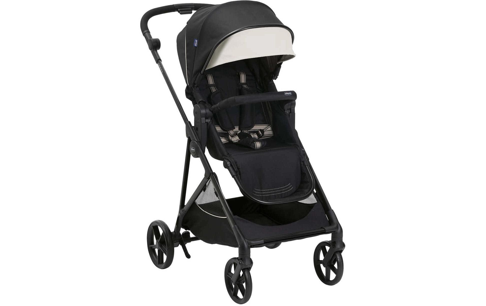 Kinderwagenset Trio Seety Etna black<br>Leichtes und flexibles 3-in-1 Kinderwagenset für Stadtleben und Mobilität