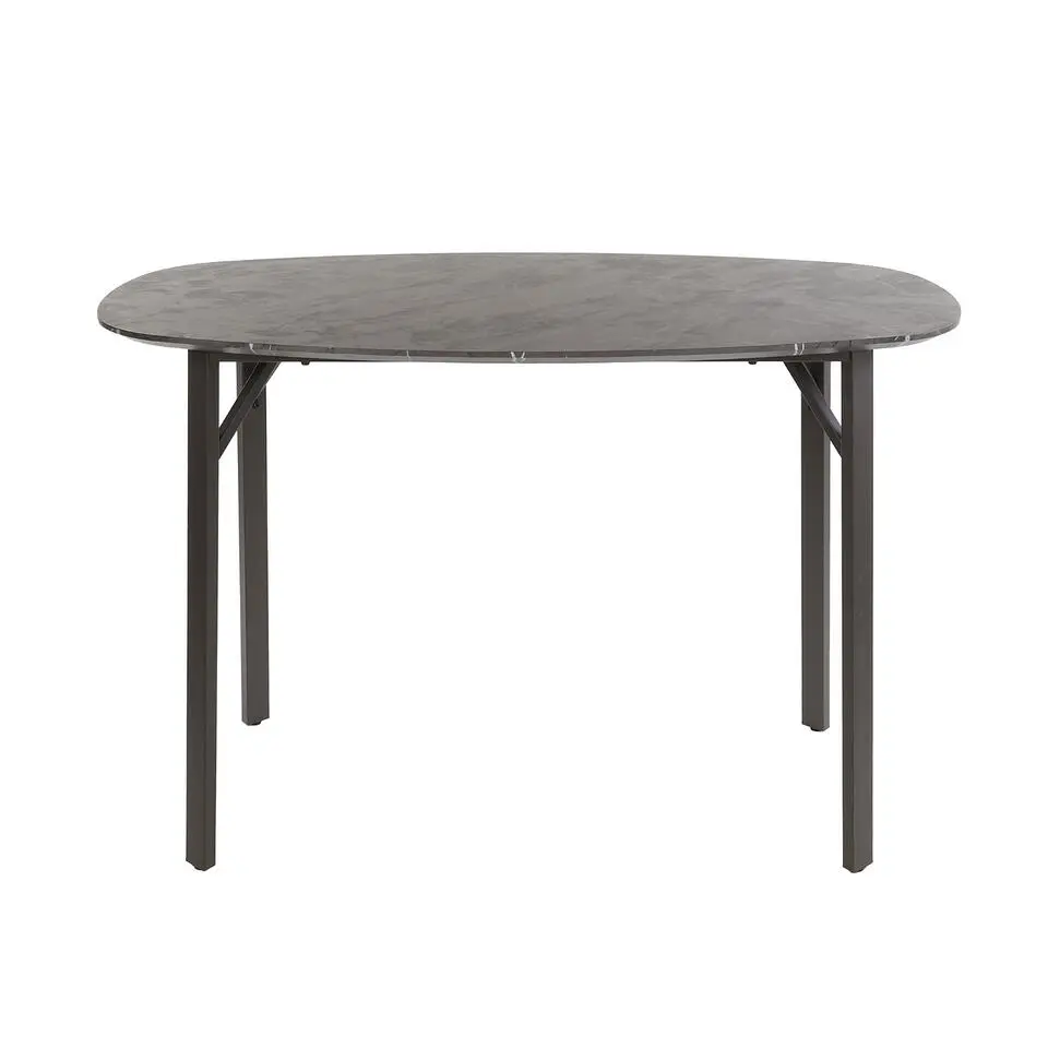 Bartafel Keramieklook - 140x75x92cm - Deens Ovaal