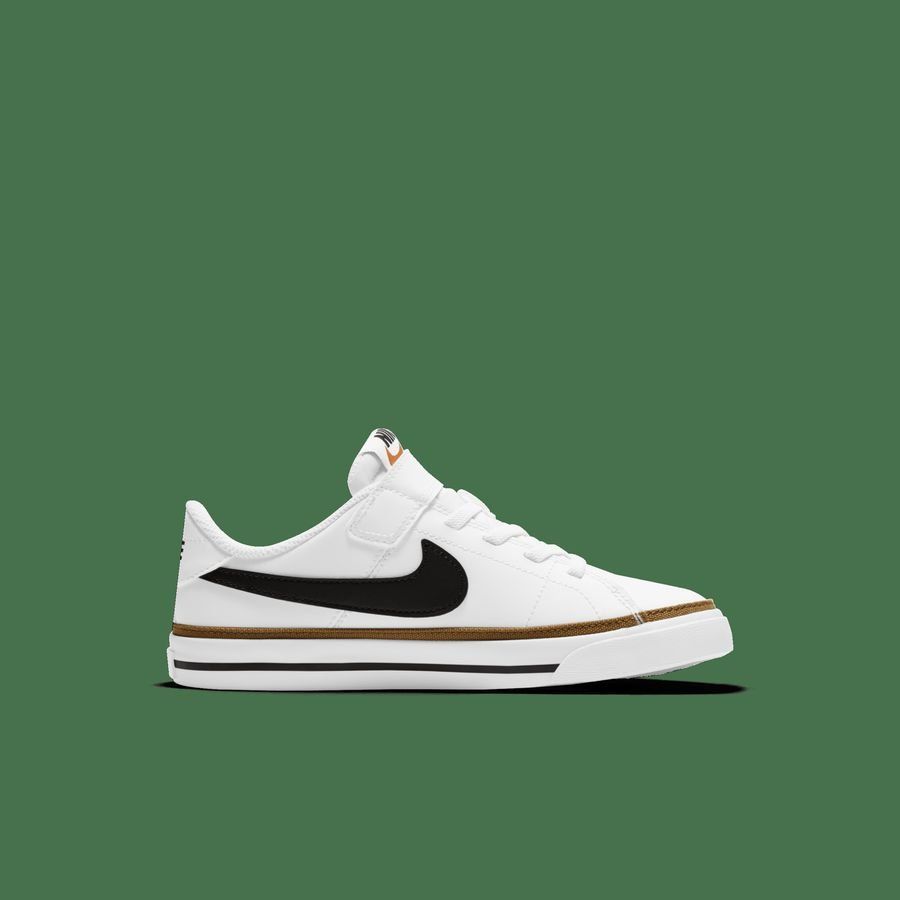 Nike Court Legacy Little Kids' Shoe WHITE/BLACK-DESERT OCHRE-GUM LIGHT