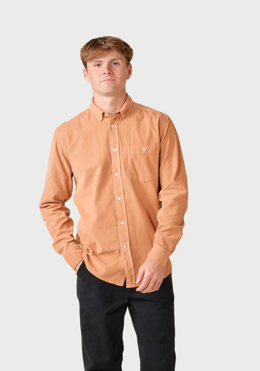 Klitmøller Collective Cord-Hemd Benjamin Corduroy Camel